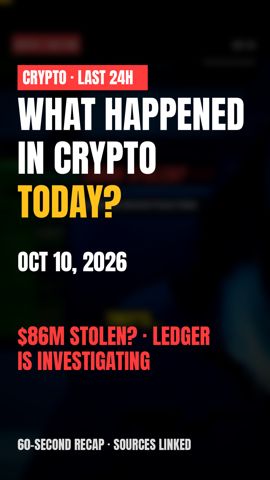 Crypto news Oct 10, 2026